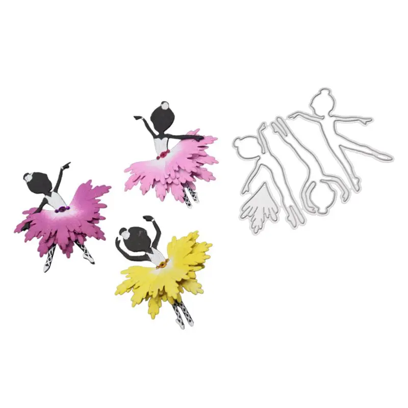 Цветочная феи металлические режущие штампы трафарет для скрапбукинга сделай сам