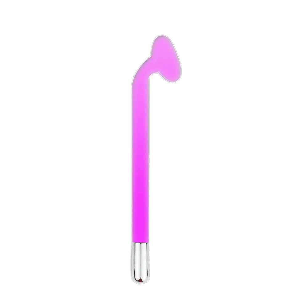 Violet Electrode 1 шт. грибной Высокочастотный электрод, неоновый аргоновый газ, фиолетовый луч, массажная палочка для лица, для лечения акне, средство для удаления морщин кожи - Цвет: Violet Electrode