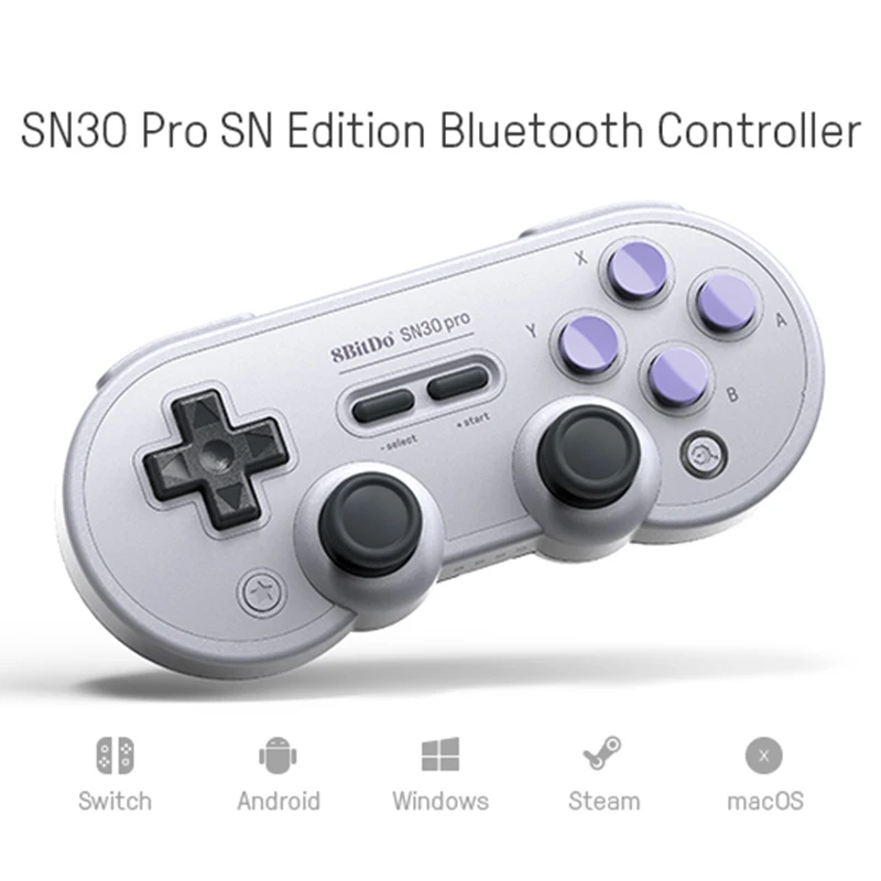 8 битдо SN30ProG Ретро беспроводной Bluetooth контроллер геймпад для управления