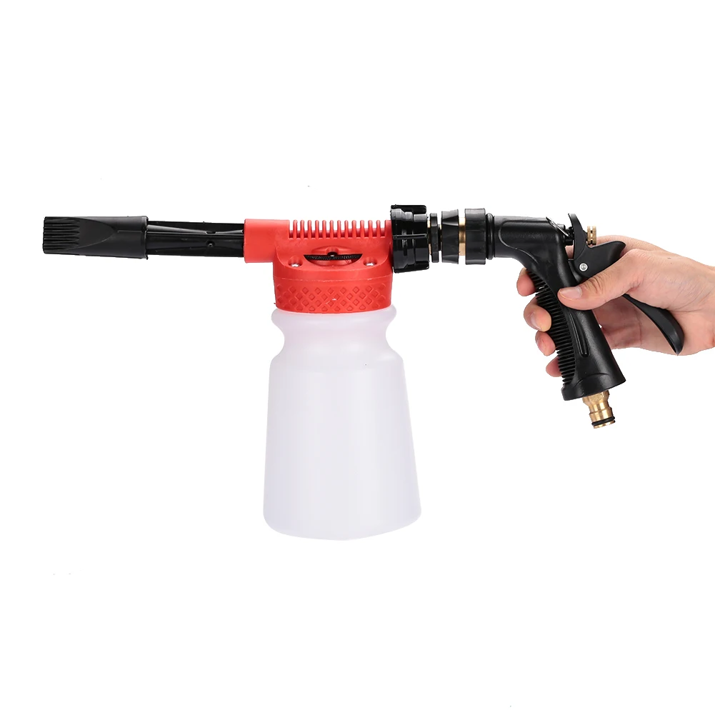 Пенопластовый пистолет 900 мл сопло высокого давления пластиковый белый шланг