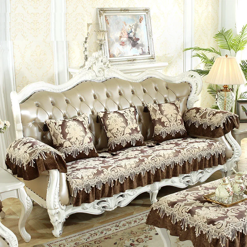 Чехол для дивана Fyjafon Chenille высококачественный чехол Aniti подлокотник
