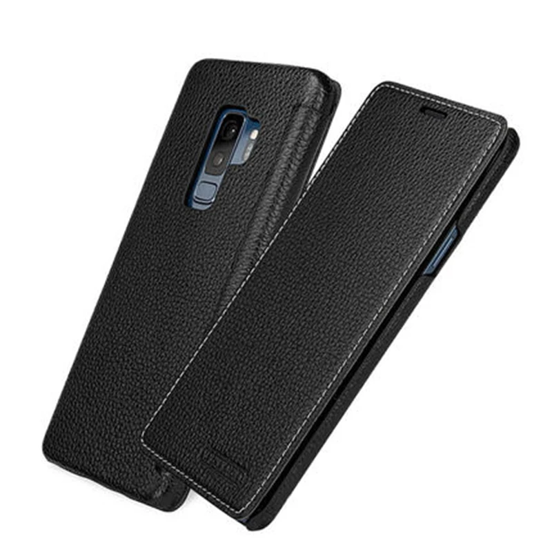 

New Arrival For Samsung Galaxy S9 Case Luxury Slim Flip Genuine Leather Case For Samsung Galaxy S9 Plus Samsung S9Plus Cover Bag