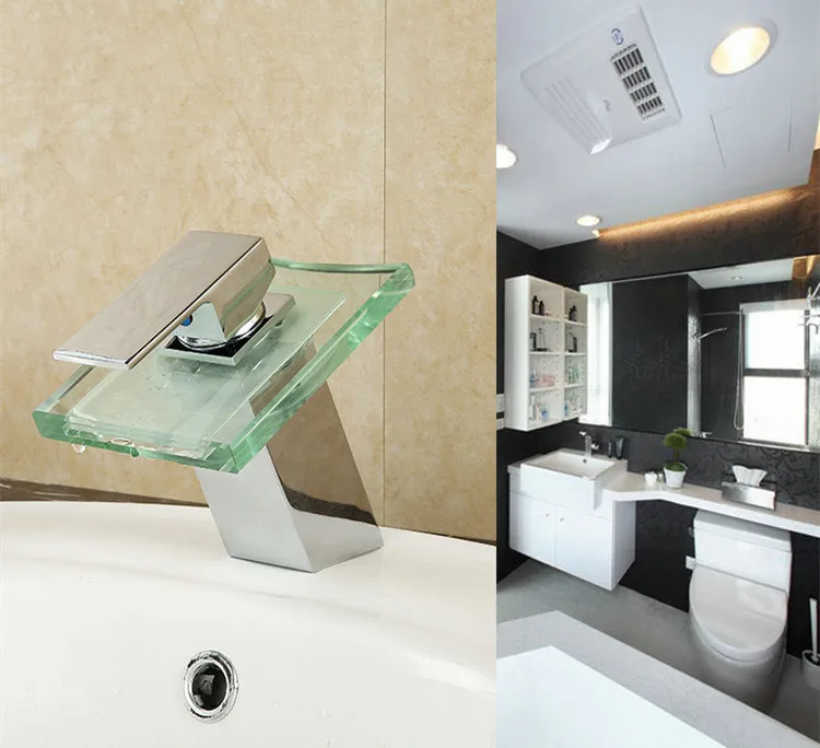 Бесплатная доставка кран смеситель с одной ручкой из латуни для ванной комнаты