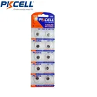 10 шт., щелочные кнопочные батарейки LR60 164 621 AG1, батарейки для часов, игрушек, электрических устройств PKCELL