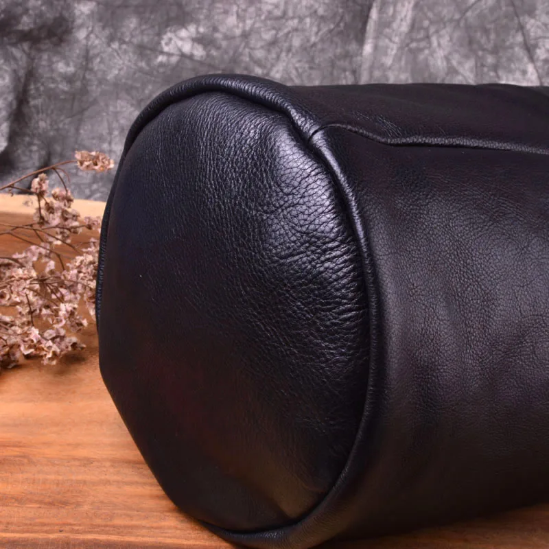 EUMOAN Мужская нагрудная сумка кожаная Корейская версия плеча диагональная