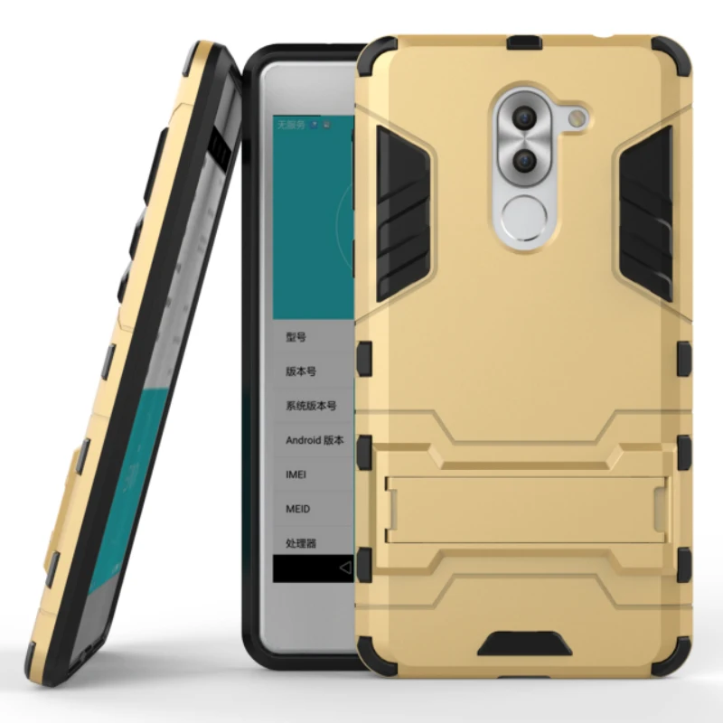 TANZ чехол для huawei Honor 6X ТПУ + PC с подставкой жесткий пластик двойная степень защиты