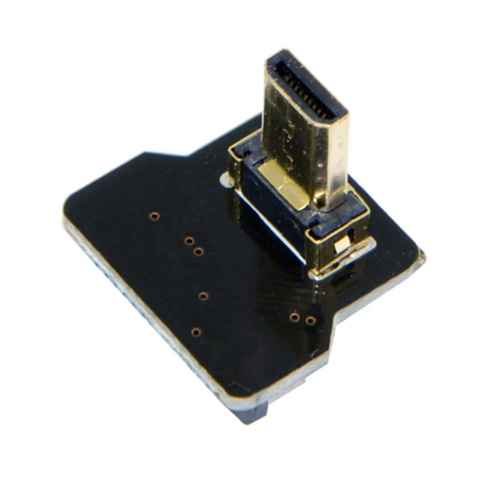 FPV 90 градусов вниз Угловой Micro HDMI совместимый тип D Штекерный разъем для HDTV