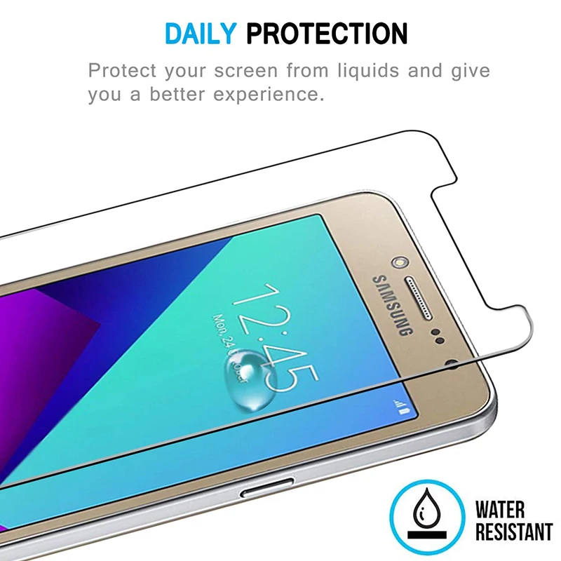 2 шт закаленное стекло для samsung Galaxy J2 Prime защита экрана 9H 2.5D телефон на Защитное стекло для samsung J2 Prime стекло