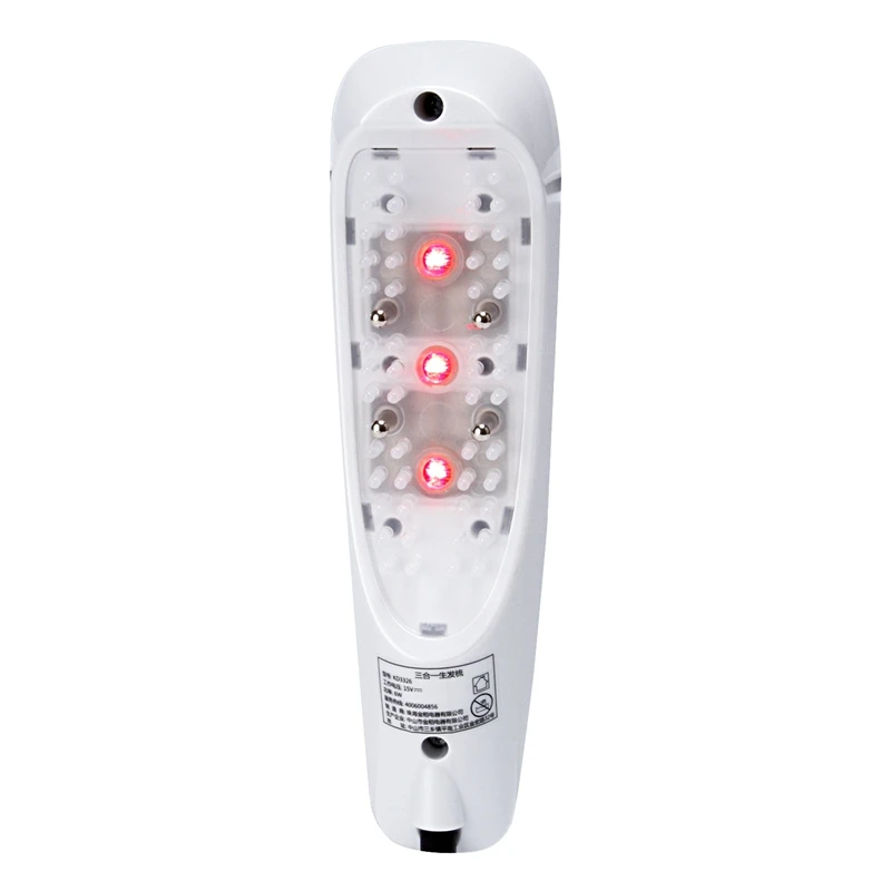 Микро токовая лазерная расческа для роста волос Массажер кожи головы активирует