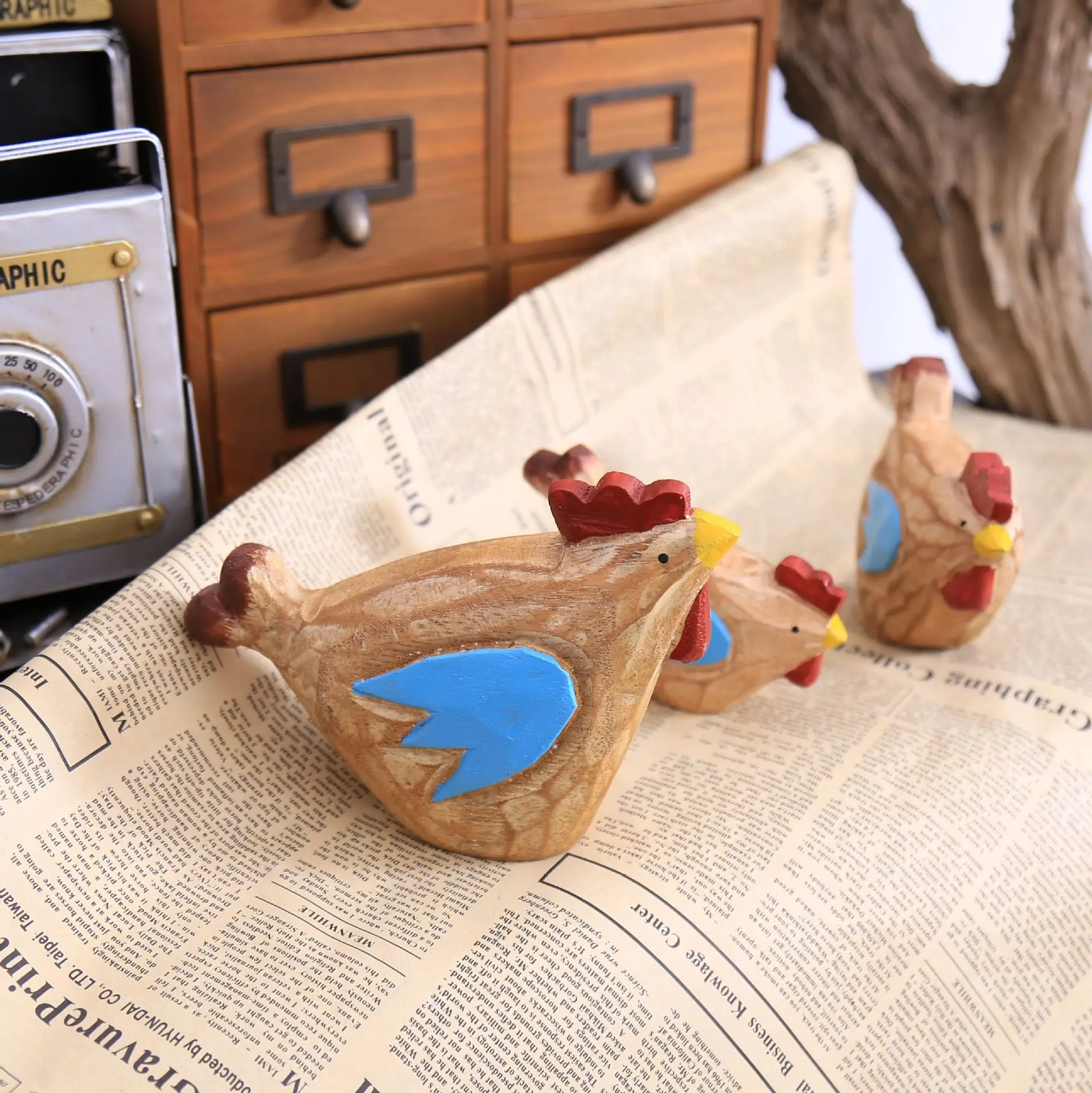 Место украшения деревянные искусства и ремесла курица предметы мебели