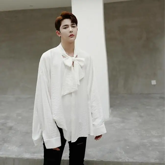 Осень галстук-бабочка свободные французские манжеты Мужская Повседневная