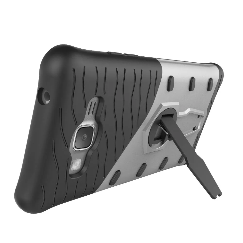 Двухслойный жесткий бронированный чехол с поворотной подставкой противоударный