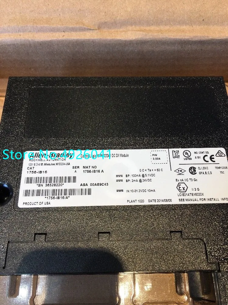 1756 IB16 1B16 ControlLogix 16 Pt 12/24V DC D/I PLC модуль новый оригинальный|Драйвер двигателя| |