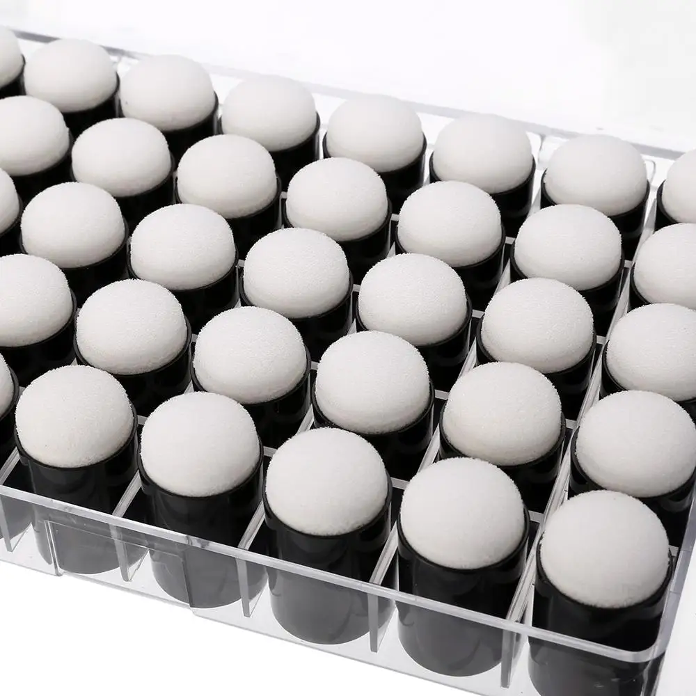 40 шт. губки для пальцев пенопластовые краски набор рисования губка Меловые