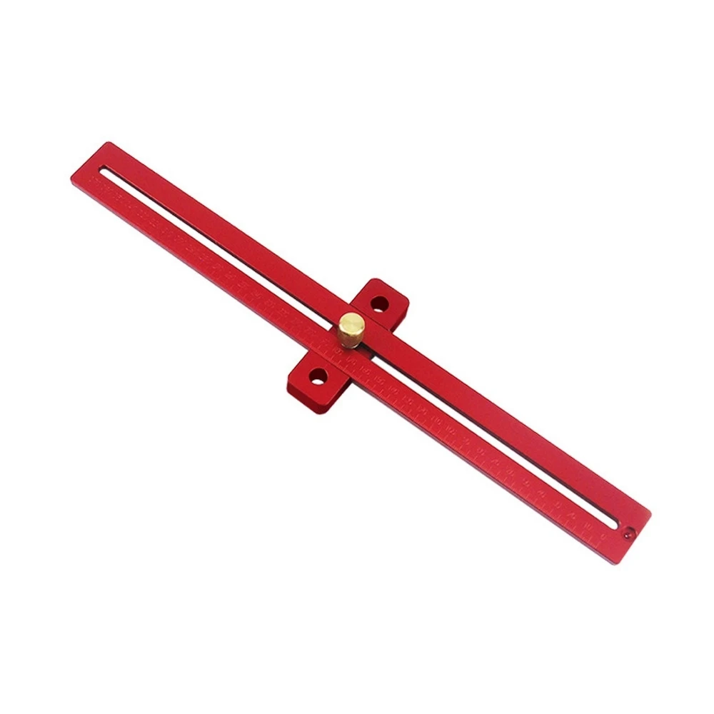

200/300/400mm 45 degree ruler Aluminum marking Ruler Height Ruler Woodworking Scriber Woodworking Scribe Gauge Measuring Tool