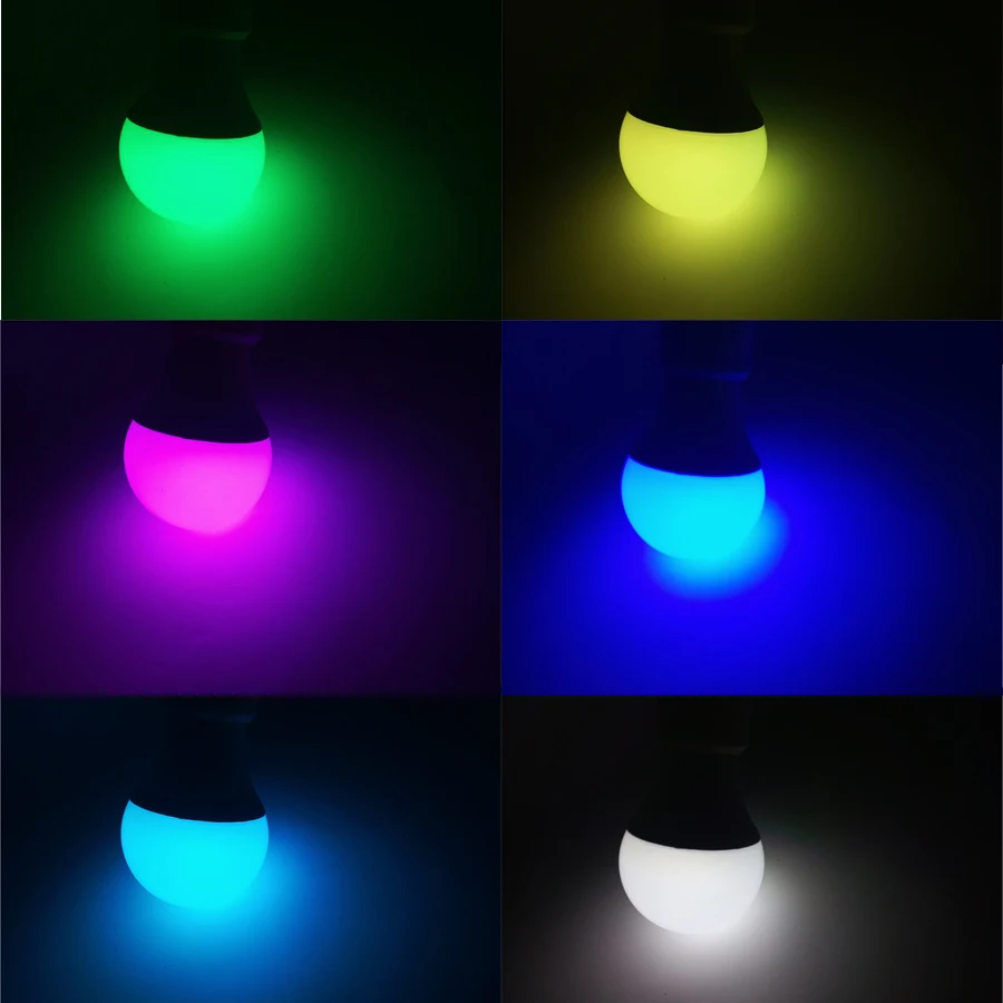 RGB RGBW Светодиодная лампа E27 5 Вт 7 Вт AC85-265V RGB светодиодный светильник Лампада 16 цветов с пультом дистанционного управления для украшения дома