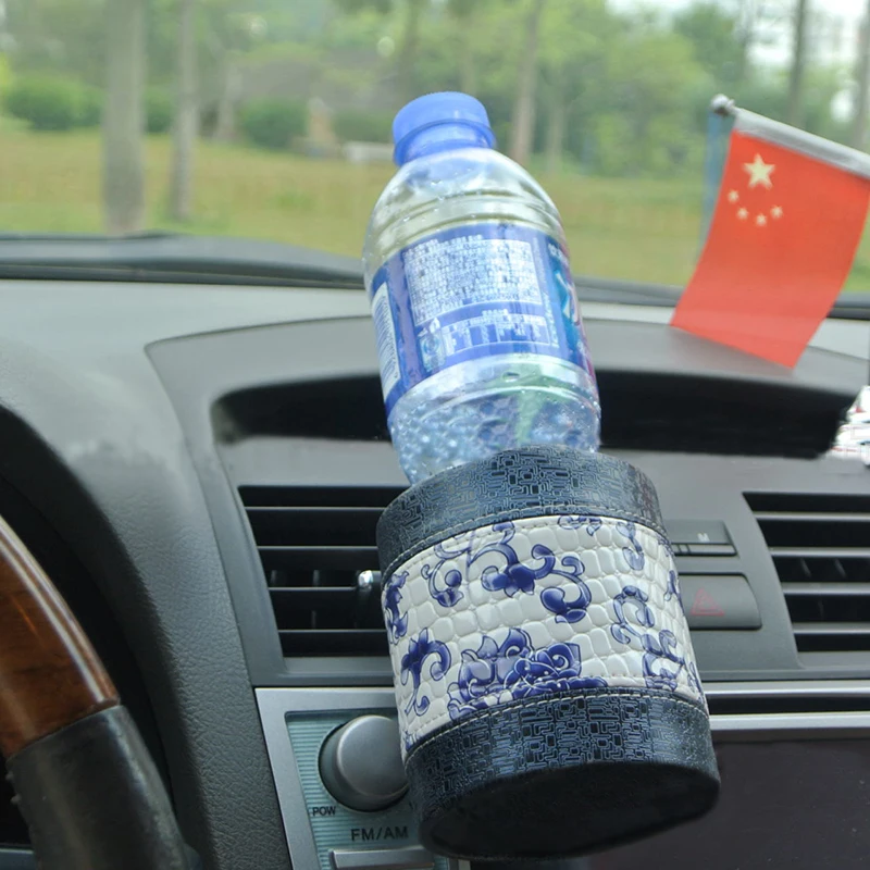 1 шт. сумка для хранения на автомобильном выходе синяя и белая фарфоровая кожа