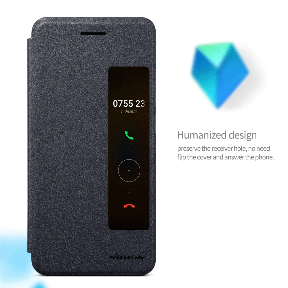 Для huawei P10 флип-чехол чехол NILLKIN Блестящий Ультратонкий чехол-книжка для P 10 с