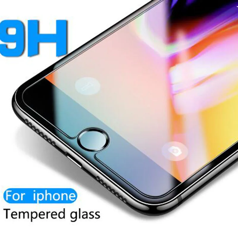 Защитное закаленное стекло для iphone 6 7 5 s se 6s 8 plus XS max XR x защита экрана на 7|Защитные