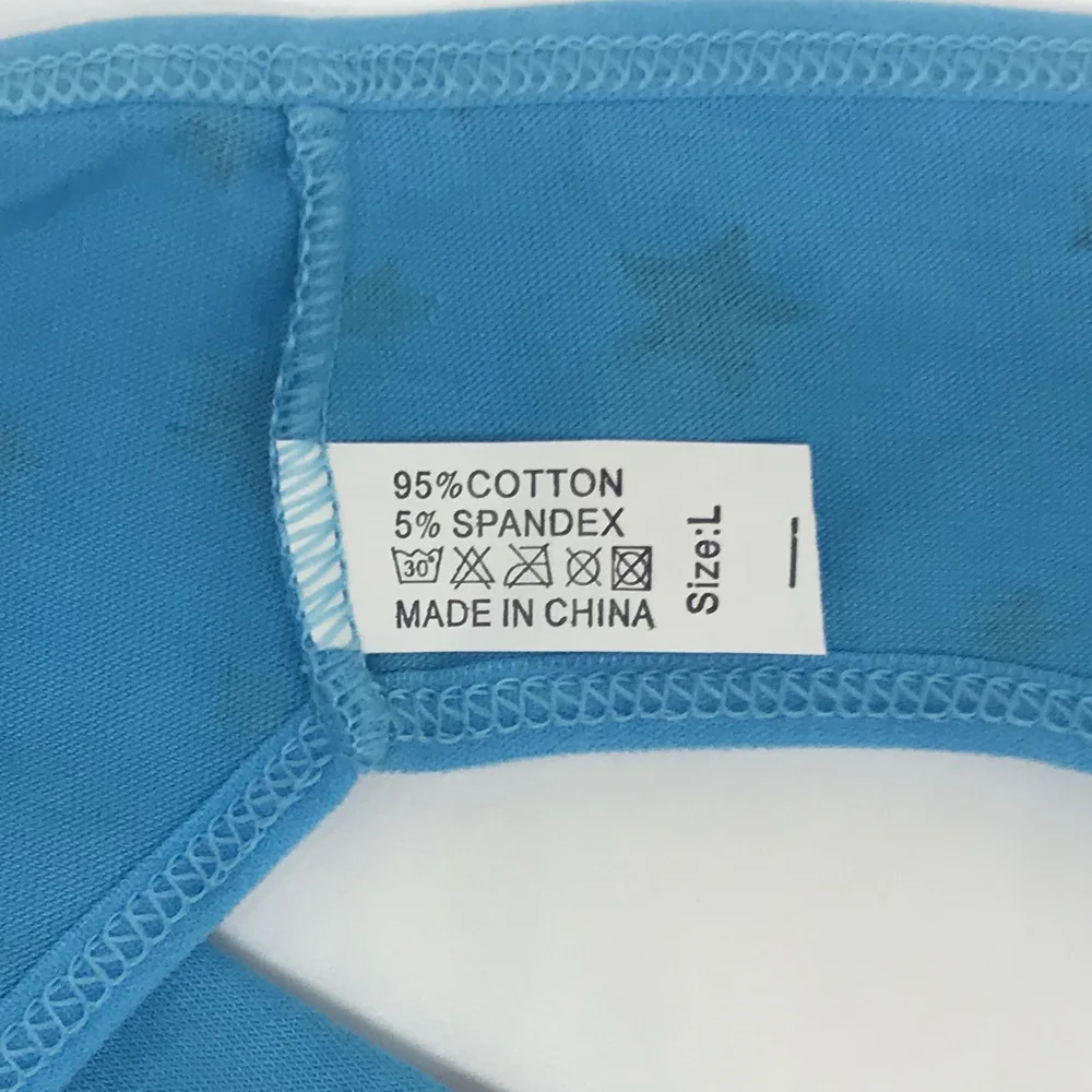 6 шт. женское хлопковое нижнее белье с заниженной талией трусы модные Звездные