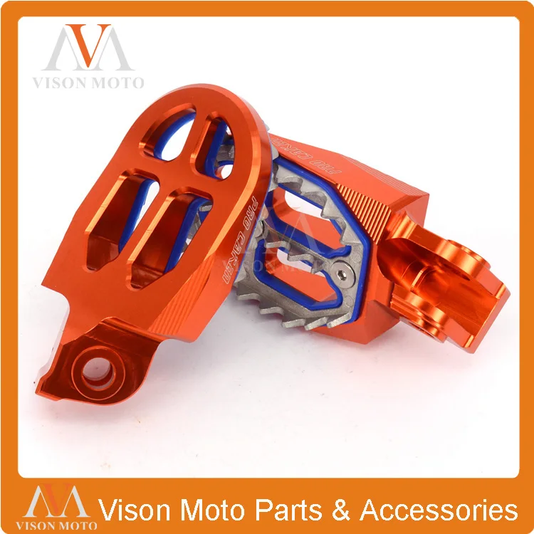 ЧПУ Заготовка MX подножки подставки педали для KTM EXC SX SXF XCF SMR 125 250 300 450 85 525 Мотокросс