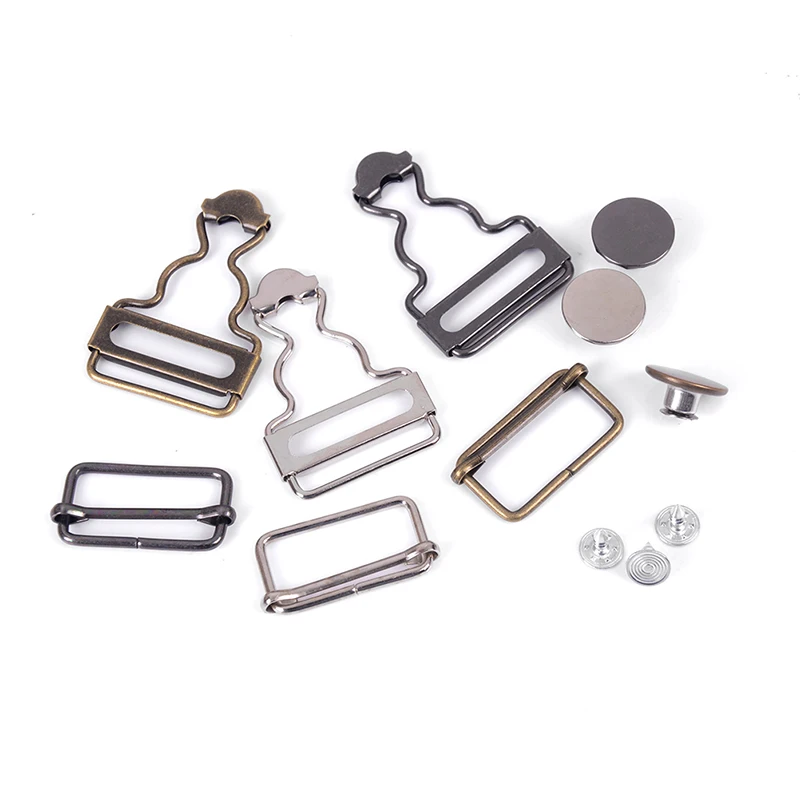 4 шт./компл. нагрудник с металлической кнопкой ремень из денима на тонких бретелях