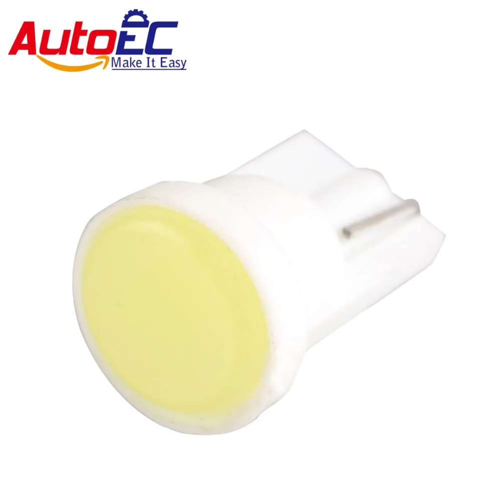 

10X Ceramic Car Interior LED T10 COB W5W Wedge Door Instrument Side Bulb Lamp Car Light Blue/Green/red/Yellow/Pink Source #LB164