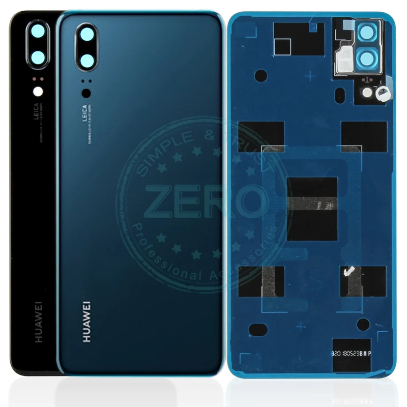 Для huawei P20 задняя Корпус батареи для huawei P20 задняя крышка аккумулятора камера Стекло Замена Ремонт Запасные части