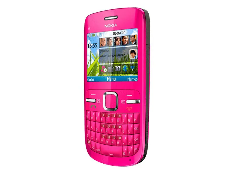 Nokia C3 Оригинал разблокирован nokia C3/C3 00 мобильный телефон WIFI бар 2MP синий золотой