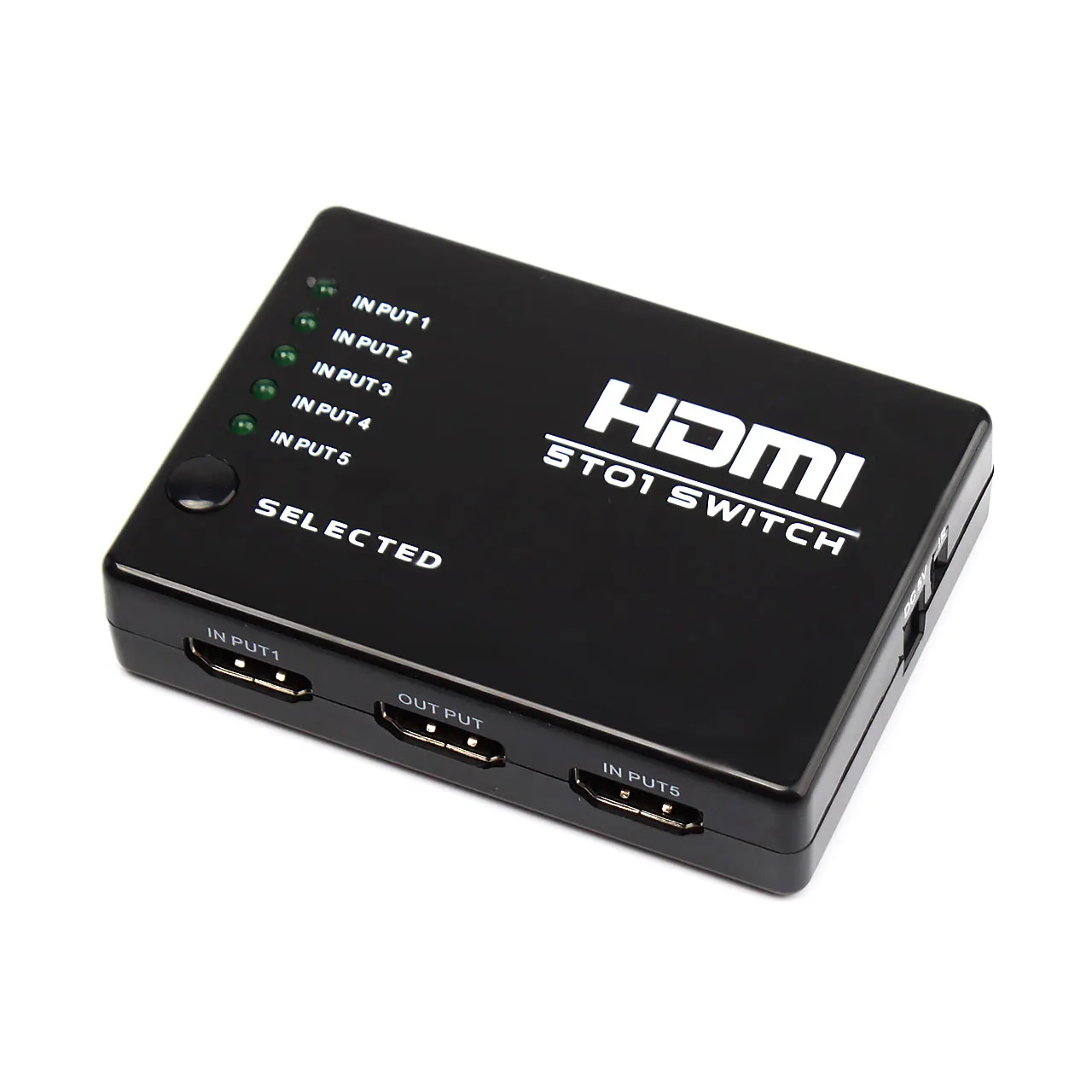 5 портов Full HD Пульт дистанционного управления 1080P 3D HDMI Переключатель Селектор в 1