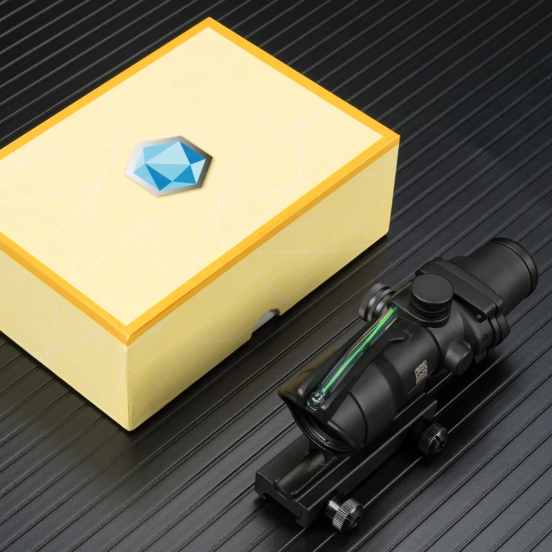 ACOG 4X32 оптический прицел с красной подсветкой черного цвета тактический