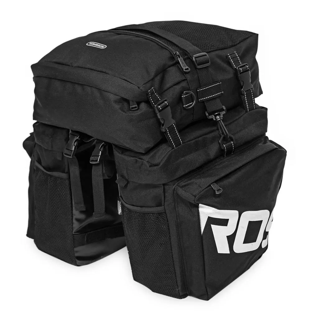 ROSWHEEL 37L прочный велосипедный Паньер MTB горный велосипед Стойка Сумка 3 в 1