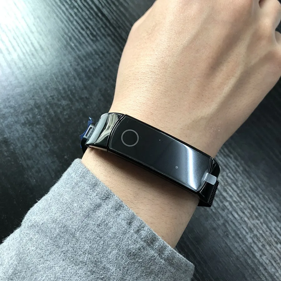 Миланский металлический ремешок для huawei Honor Band 4, магнитный браслет, браслет из нержавеющей стали, аксессуары