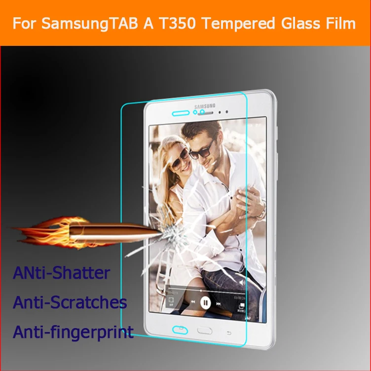 9H 2.5D Защитная пленка для экрана из закаленного стекла Samsung Galaxy Tab A T350 T351 T355 8 дюймов