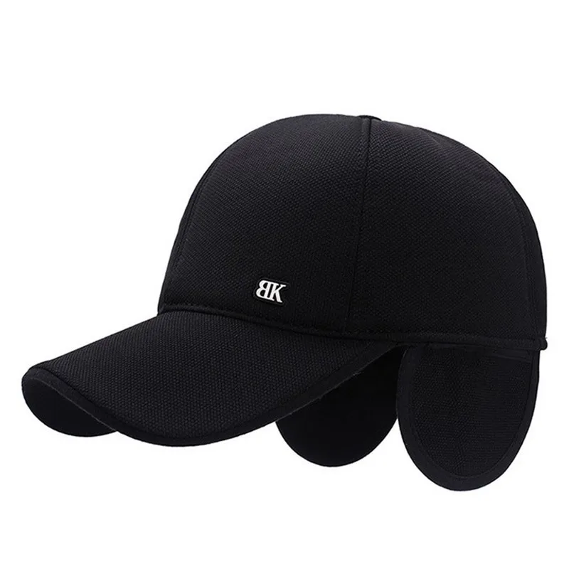 SILOQIN Snapback, кепка s, регулируемый размер, хлопковые наушники, теплая Бейсболка для мужчин, простые бренды, Мужская кепка с язычком, Мужская зимняя шапка