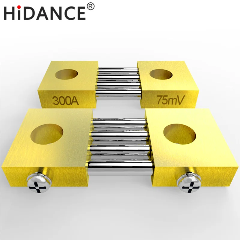 300A DC 100A 200V 300V 400V 500V 600 V/75mV Вольт Амперметр шунтирующий резистор делитель тока Амперметр для цифрового амперного аналогового метра - Цвет: 300A