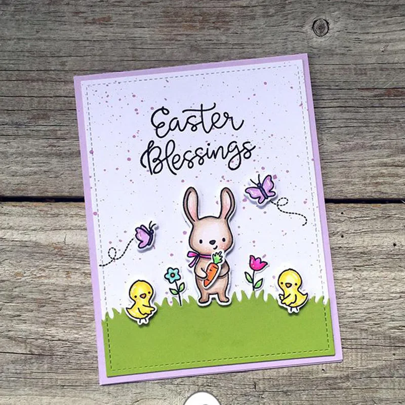 Набор прозрачных силиконовых штампов для скрапбукинга и фотоальбомов | Дом сад