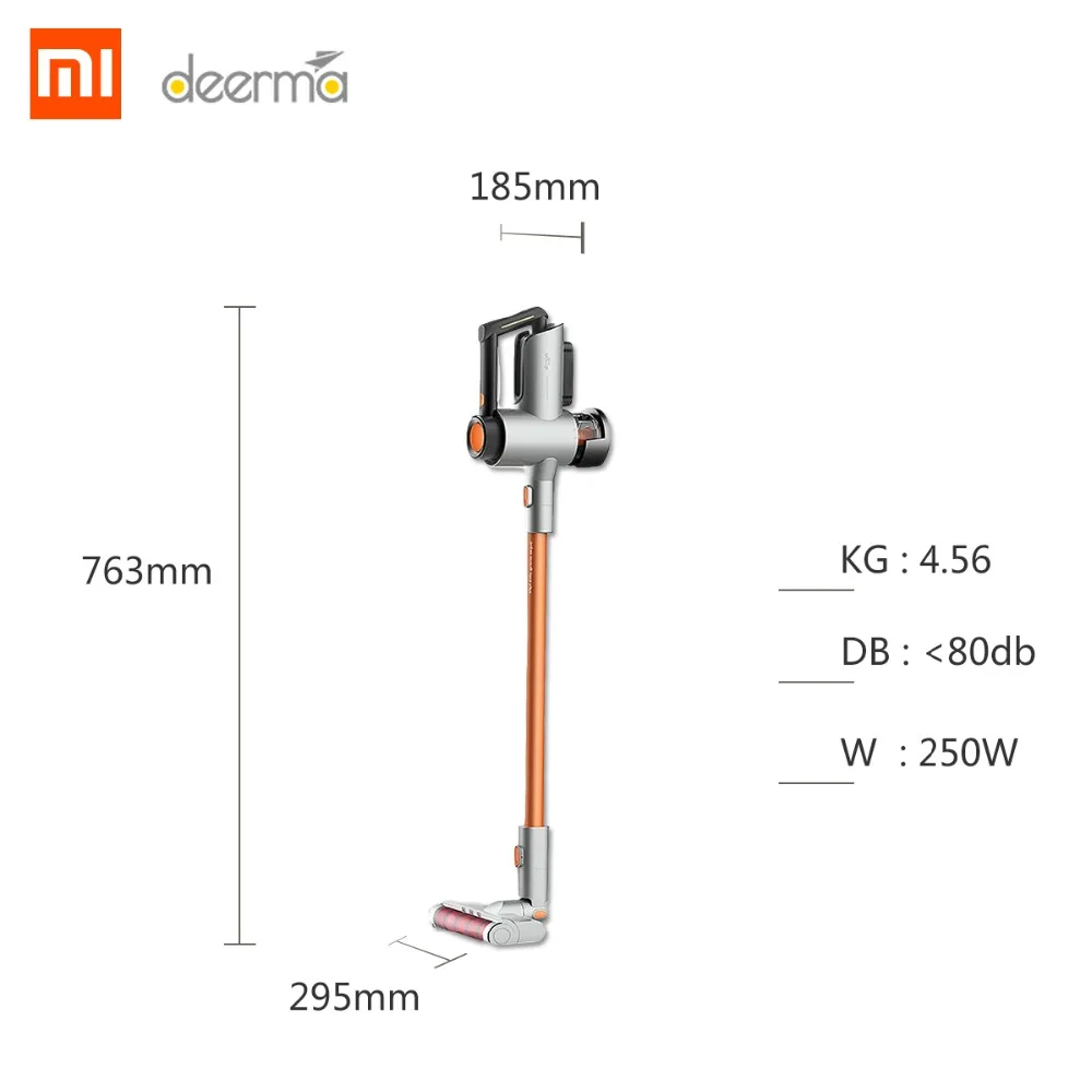 Xiaomi Deerma VC50 вертикальный пылесос ручной беспроводной портативный мощный