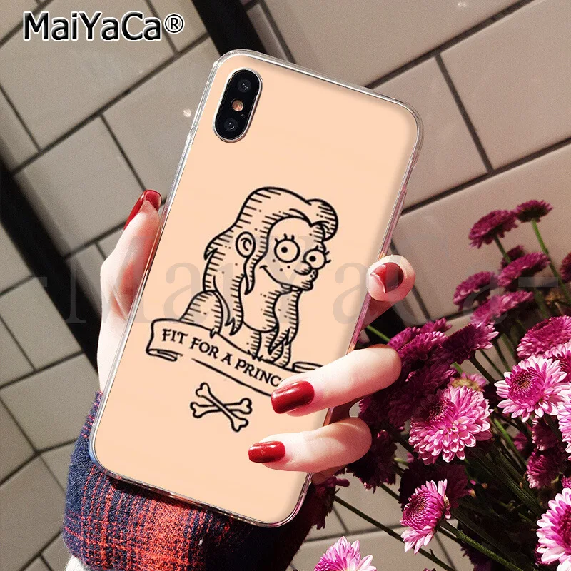 MaiYaCa Disenchantment узор ТПУ Мягкие аксессуары для телефонов сотовый Чехол для телефона для Apple iPhone 8 7 6 6S Plus X XS MAX 5 5S SE XR - Цвет: A2