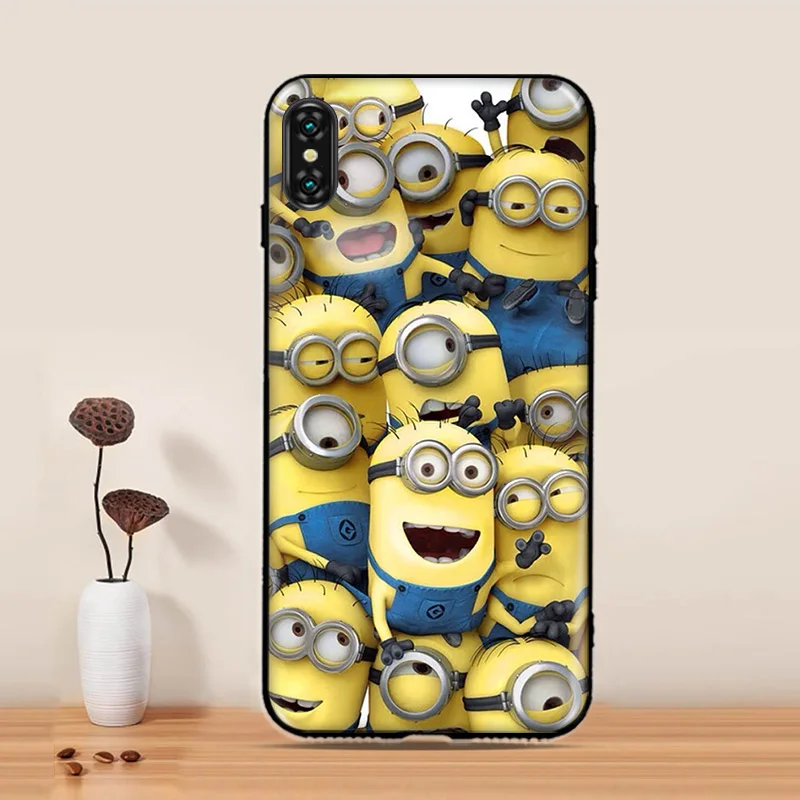 3D чехол с изображением миньонов для iPhone 7 8 Plus рисунком мечты X 6 6S мягкий