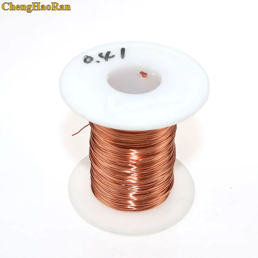 Новая полиуретановая эмалированная круглая медная проволока 0 41 мм 20 м 50 100 ChengHaoRan