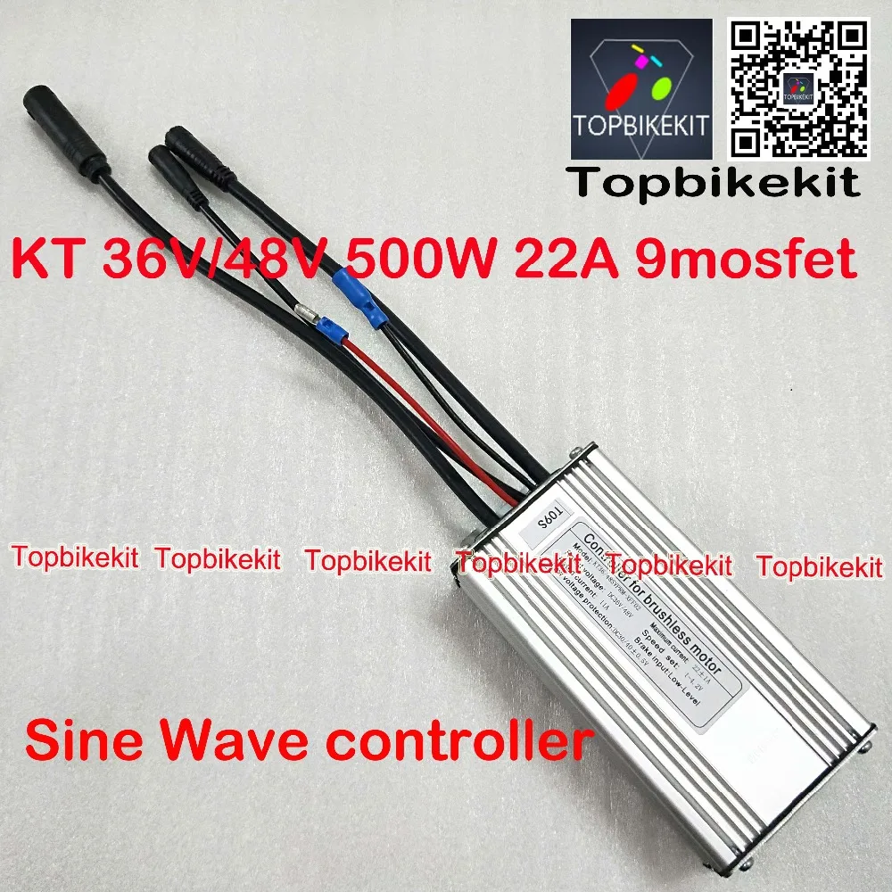 Контроллер электровелосипеда 36 в 500 Вт 48 9 mosfet KT контроллер имитации крутящего