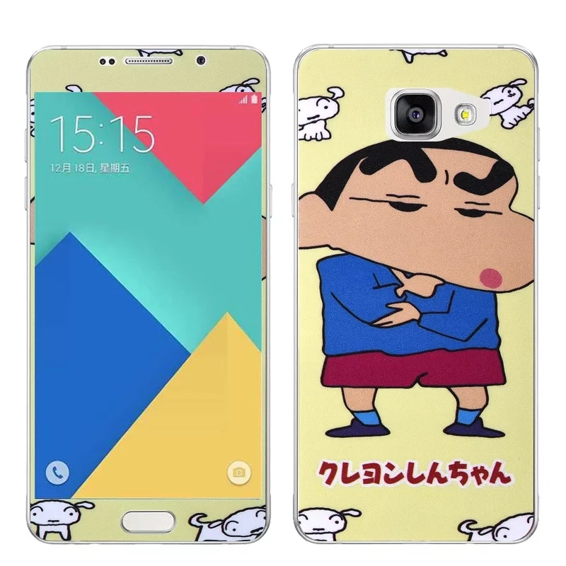 CRAYON Мальчик Роскошные Наклейка для Samsung GALAXY A7 2016 Протектор Экрана Анти стук A7100