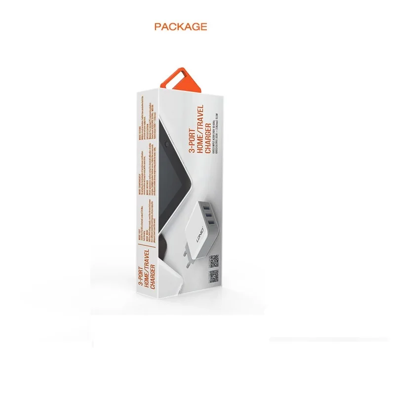 Зарядное устройство USB с вилкой европейского стандарта для быстрой зарядки 3