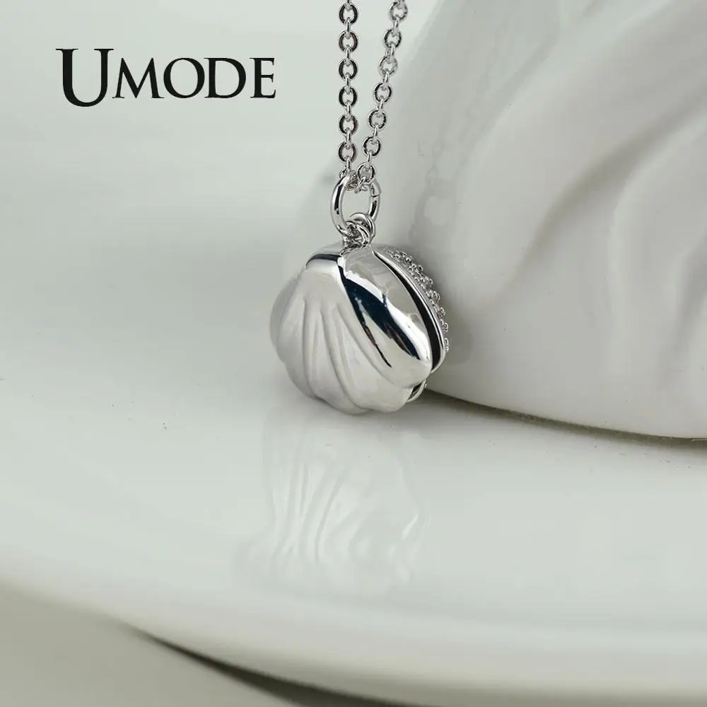 UMODE открытая оболочка жемчужные ожерелья и кулоны для женщин в богемном стиле