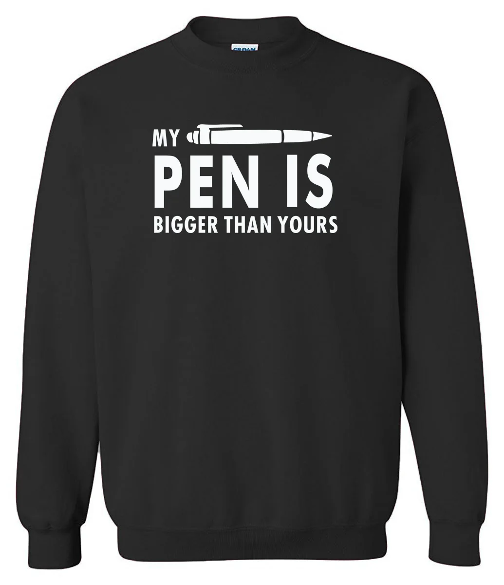 Лидер продаж весенне-зимняя мужская толстовка с надписью My Pen на 2019 флисе