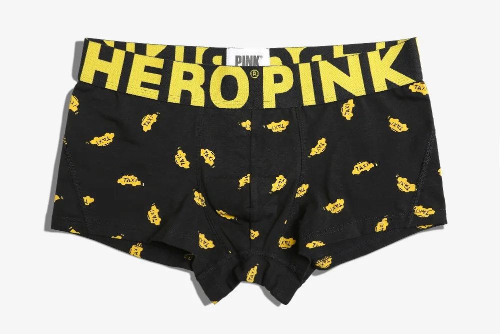 Pink Heroes модное нижнее белье из хлопка, Для мужчин шорты-боксеры высокого качества Для мужчин трусы нижнее белье удобные Прохладный 804