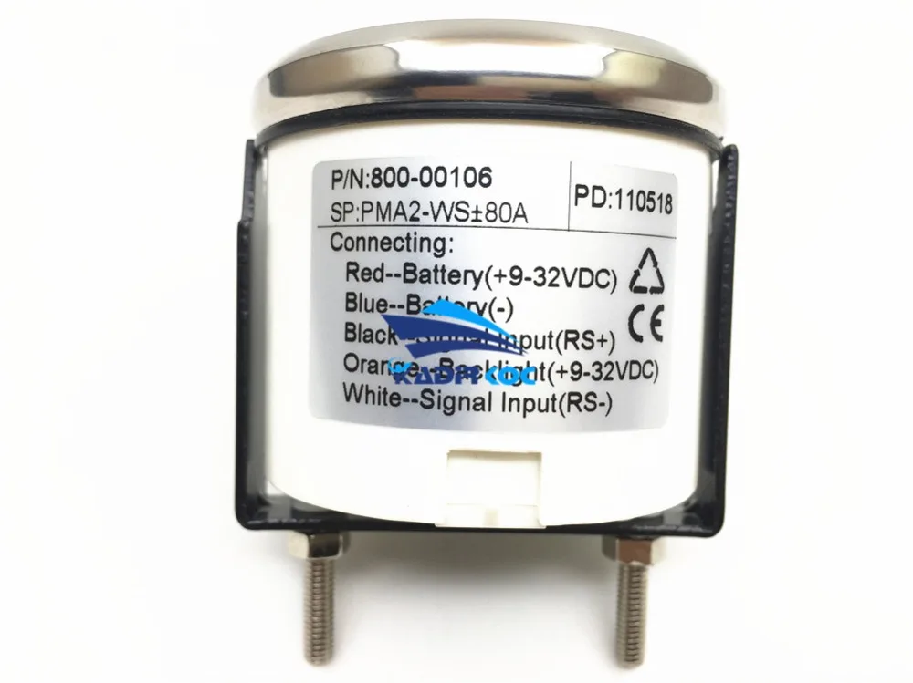 1 шт Высокое качество 52 мм Ampere датчики указатель амперметры+/-80A 9-32vdc Amp Приборы Amp метров с текущими сенсор