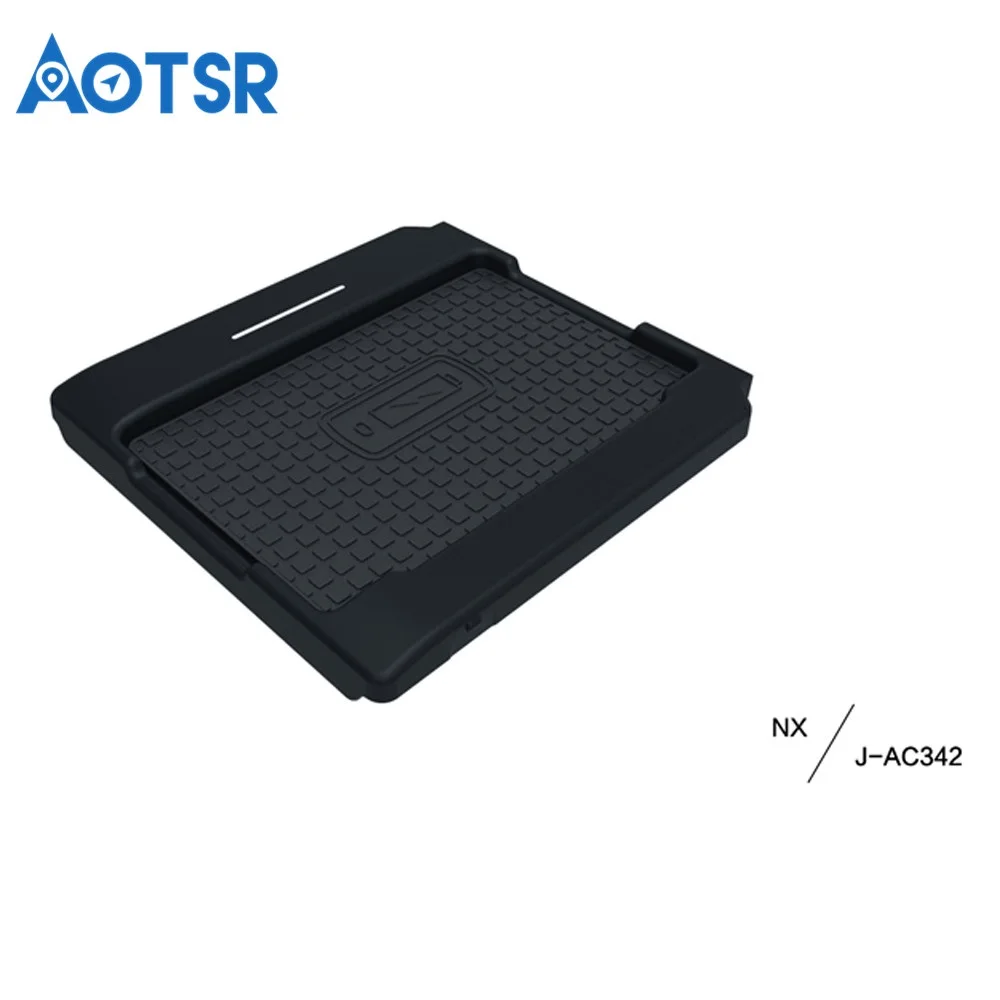 Aotsr Wireless car charger for Lexus NX 2015 2016 2017 Intelligent Infrared Fast Wirless Charging Car Phone/Sumsang/Nokia/LG |