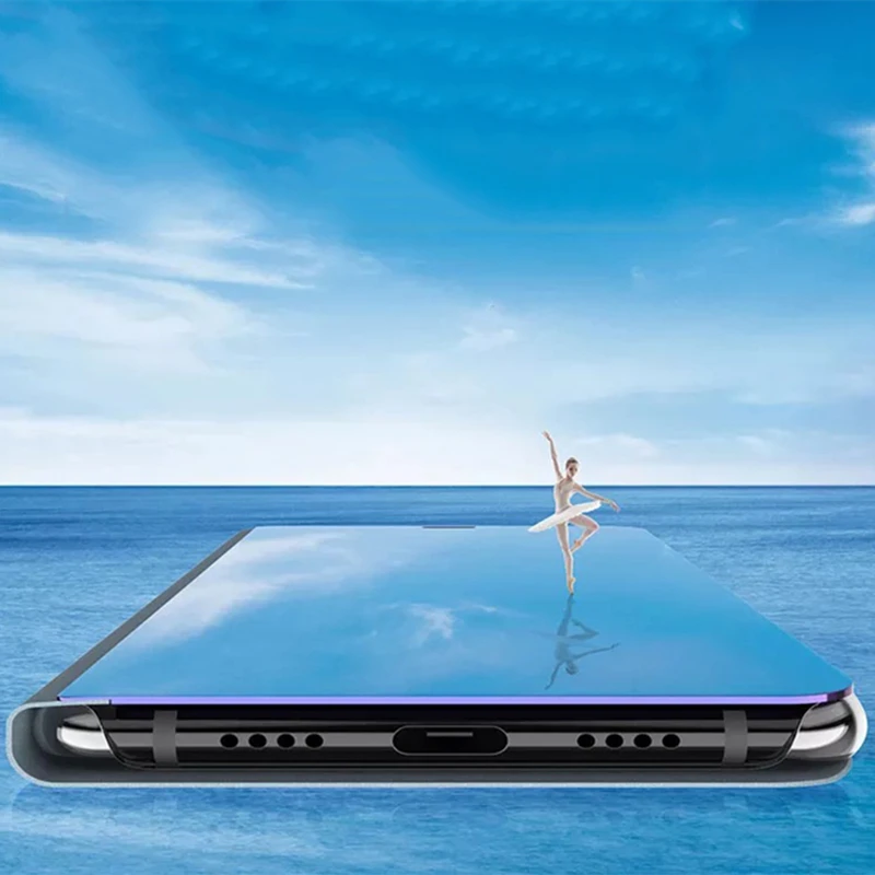 Прозрачный чехол-книжка из поликарбоната для телефона Xiaomi 5C F1 Max Mix 2 3 5X6X9 8 SE Lite Redmi Note 6 7 5 Pro 5 Plus S2 Go